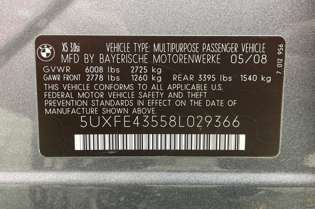 BMW X5 2008 photo 10